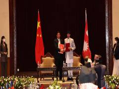 
      
      Six points MoU inked between Nepal, China
      
      