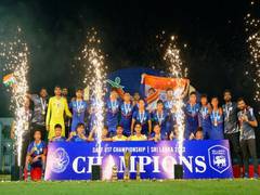 
      
      SAFF U-17 Championship: India wins title, defeats Nepal 4-0
      
      