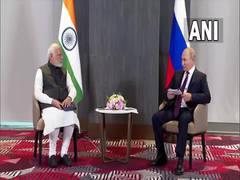 
      
      PM Modi holds bilateral talks with Putin
      
      