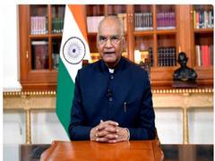 
      
      Former President Ram Nath Kovind launches book on Ambedkar-Modi
      
      