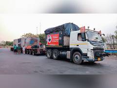 
      
      APML transported 300 tonne Granite block for Netaji's statue
      
      