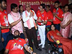 
      
      Gujarat CM launches Mega Blood Donation Drive on PM's birthday
      
      