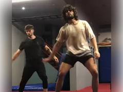 
      
      Vijay Deverakonda engages in intense workout sessions 
      
      