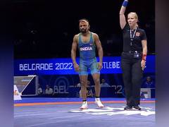 
      
      Anurag Thakur congratulates Bajrang Punia for capturing bronze
      
      