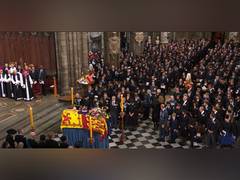 
      
      Queen Elizabeth's funeral ends at Westminster Abbey, two...
      
      