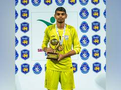
      
      SAFF U-17 Championship: Sahil Poonia wins best goalkeeper award
      
      