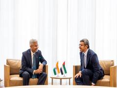 
      
      Jaishankar hold talks with UAE counterpart; reviews progress...
      
      