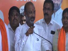 
      
      Bandi Sanjay attacks KCR, calls him 