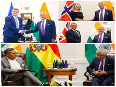 
      
      Jaishankar interacts with counterparts of four countries on...
      
      