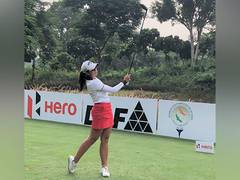 
      
      Gaurika finishes with hat-trick of birdies to take 6-shot lead
      
      