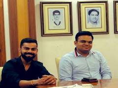 
      
      Jay Shah turns 34, Kohli extends wishes to BCCI secretary
      
      