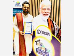 
      
      Celebrity Astrologer Dharmikshree got Guinness record
      
      