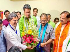 
      
      Ex-Tripura CM Biplab Deb wins Rajya Sabha bypolls 
      
      