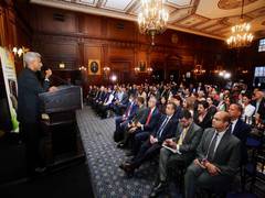 
      
      New York: Jaishankar launches Modi @20 book on PM's public...
      
      
