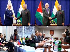
      
      Jaishankar meets counterparts from Russia, Cyprus and Jordan 
      
      