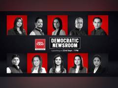
      
      India Today premiered 'Democratic Newsroom' TV show
      
      