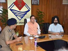 
      
      CM Dhami instructs officials to ensure law and order in U'khand
      
      