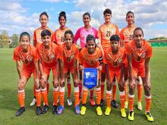 
      
      India U-17 women's football team loses 1-3 to Sweden
      
      