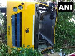 
      
      1 child dies in school bus accident in MP's Rahatgarh
      
      