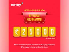 
      
      Edvoy launches 'Refer a friend' programme 
      
      