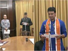 
      
      Biplab Kumar Deb and Gulam Ali take oath as RS MPs
      
      