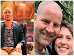 
      
      Jeff Bezos' ex-wife divorcing her second husband
      
      