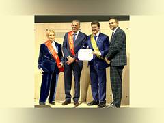 
      
      Sandeep Marwah honoured with Regal British Award in London
      
      