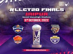 
      
      LLC final to be played at Jaipur's Sawai Mansingh Stadium
      
      