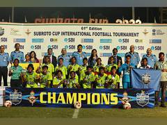 
      
      St. Patrick's of Gumla in Jharkhand crowned 61st Subroto Cup
      
      