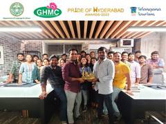 
      
      Aertsen Living founders conferred Pride of Hyderabad Award
      
      