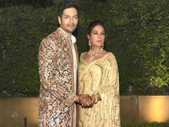 
      
      Ali Fazal, Richa Chadha dazzle in traditional attire 
      
      