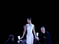
      
      Bella Hadid gets dress spray-painted on her body
      
      