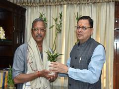 
      
      Nana Patekar meets Uttarakhand's CM Pushkar Singh Dhami
      
      