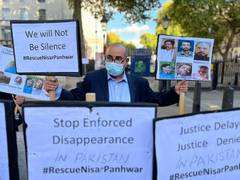 
      
      MQM UK organizes protest at 10 Downing Street against Pak 
      
      