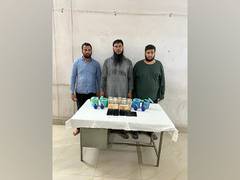 
      
      Three arrested for conspiring to carry out terror attacks 
      
      