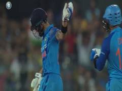 
      
      Virat, batting on 49, declines strike offer, lets Karthik play
      
      