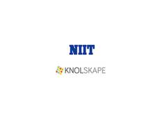 
      
      NIIT announces strategic investment in KNOLSKAPE
      
      