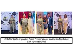 
      
      Wellness Coach Dr Sohini Sastri attends Auction Event for Tennis
      
      
