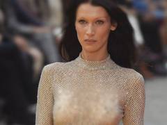 
      
      Bella Hadid takes over Paris Fashion Week in sheer catsuit
      
      