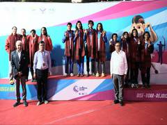 
      
      Karnataka teenager Hashika claims fourth gold in swimming
      
      
