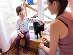 
    Baby's ability to speak is influenced by mother's mood
    