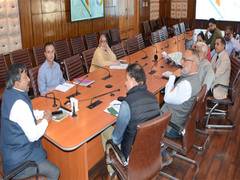 
      
      Jammu and Kashmir officer reviews satellite township plan
      
      