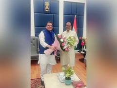 
      
      MP Sanjeev Arora calls on Lok Sabha Speaker Om Birla
      
      