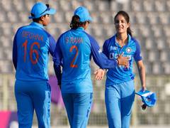 
      
      Sneh Rana's three-wicket helps India bundle out Thailand for 37
      
      