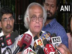 
      
      Congress MP Jairam Ramesh meets ECI's members
      
      