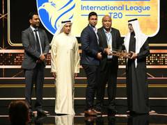 
      
      UAE Cricket chairman presents ILT20 team owners with gold bats
      
      