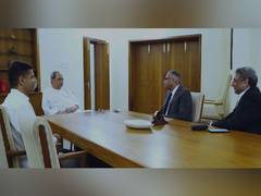 
      
      Tata Sons Chairman meets CM Naveen Patnaik
      
      