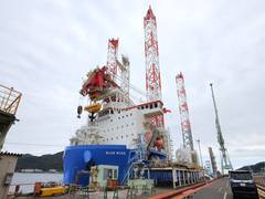 
    Shimizu Corporation launches jack-up vessel
    