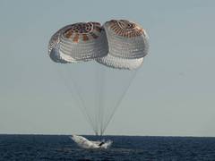 
      
      NASA's SpaceX Crew-4 astronauts safely splash down in Atlantic
      
      