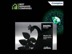 
      
      Crompton named one of India's best managed companies 2022 
      
      